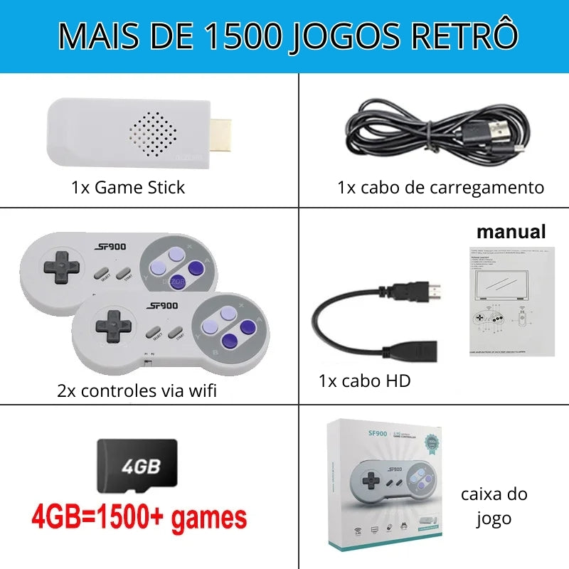 Game Retrô Game Clássico 4k 